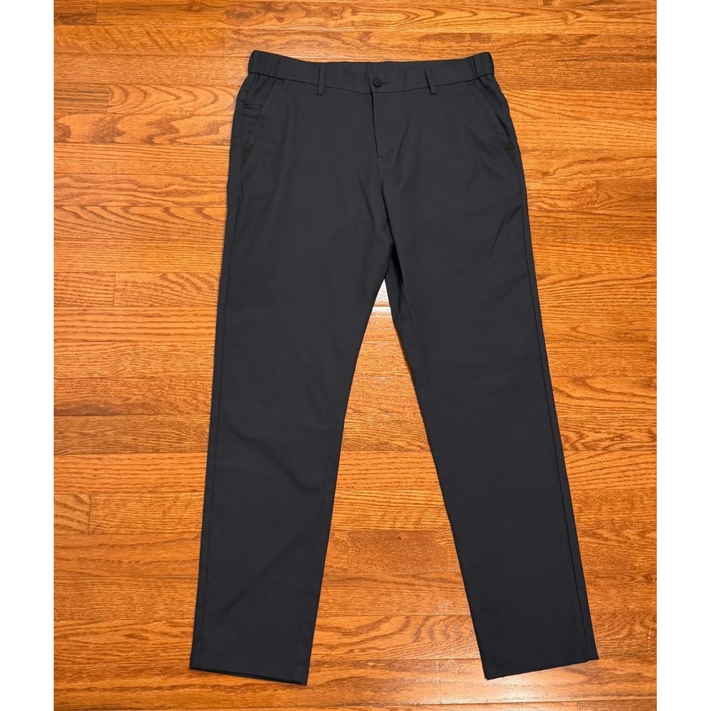 Jack Archer Jetsetter Tech Pants Mens 33x29 Space Black Slim Straight Commuter - Picture 1 of 12